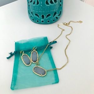 Kendra Scott necklace and earrings